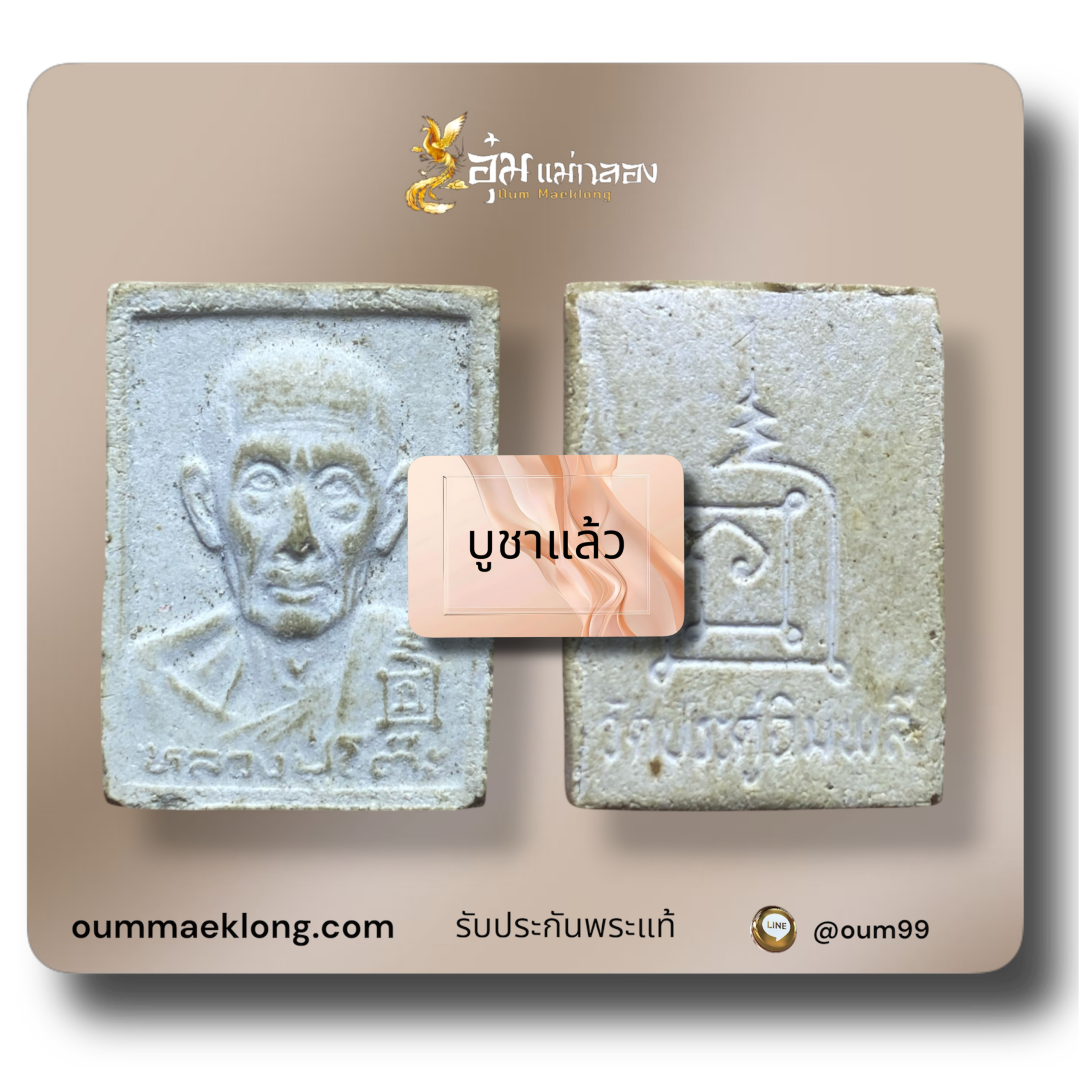 พระผงรูปเหมือน รุ่นทรัพย์รุ่งโรจน์ ปี2534