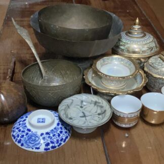 ถาดทองเหลืองโบราณ